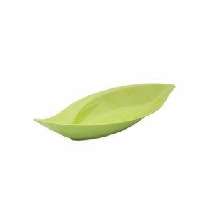 Melamine Bowl Leaf 500x240x60mm Lime